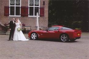 Corvette op je bruiloft